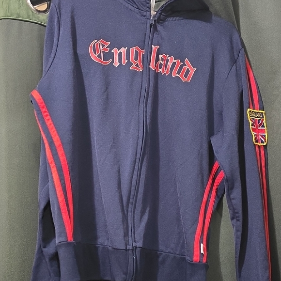 Self Esteem Tops - Vitange Y2K Self Esteem London Englad Tracksuit Top Only Zip Up